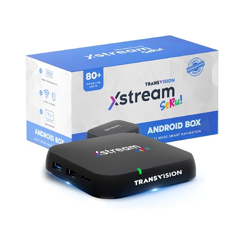 ANDROID TV BOX TRANSVISION XSTREAM SERU